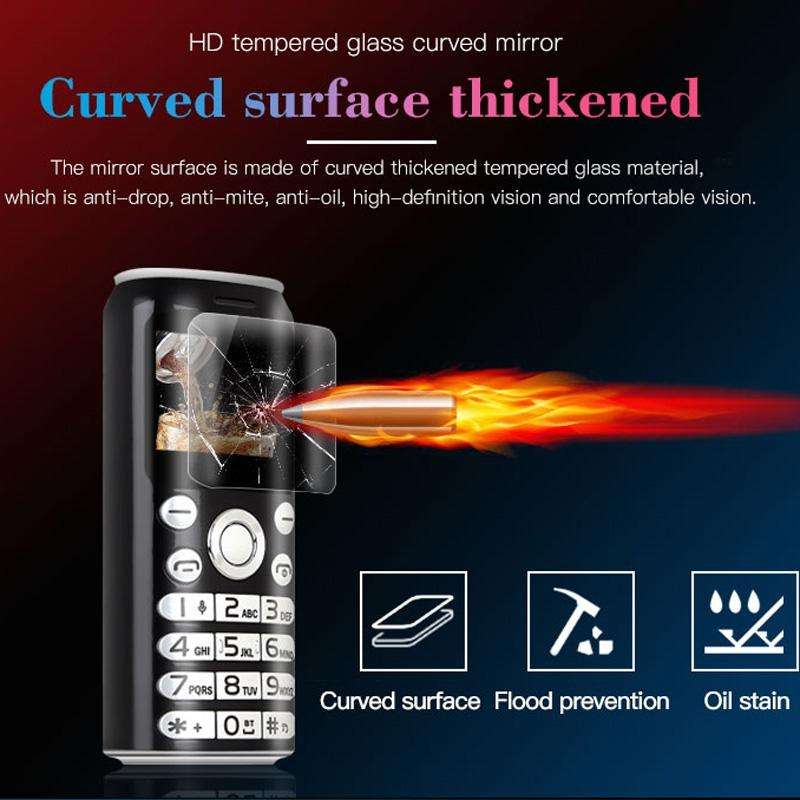 Satrend K8 Mini Mobile Phone, 1.0 inch, Hands Free Bluetooth Dialer Headphone, MP3 Music, Dual SI...