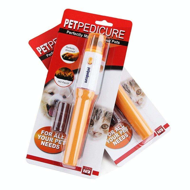 Pet Electric Pet Dog Cat Puppy Claw Toe Nail Pedicure Grinder Clipper Trimmer Tool
