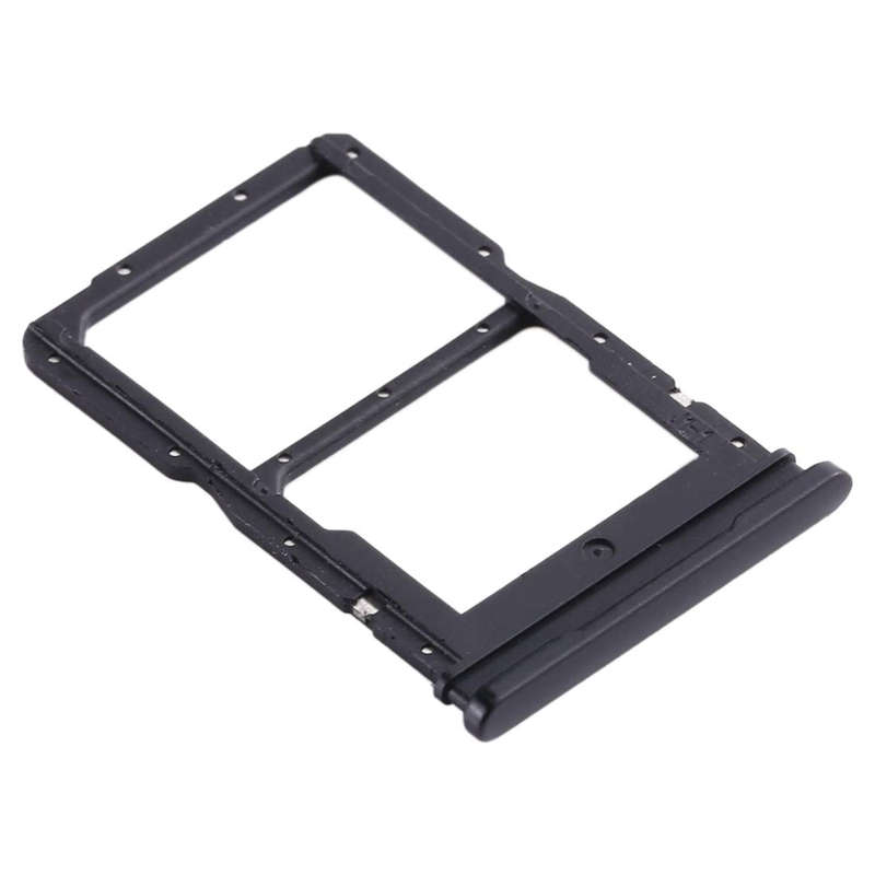 SIM Card Tray + NM Card Tray for Huawei Honor 20 Lite (Black)
