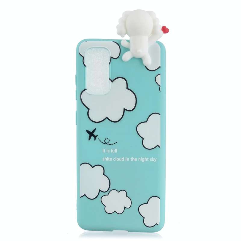For Samsung Galaxy A33 5G Shockproof Cartoon TPU Phone Case(Clouds)