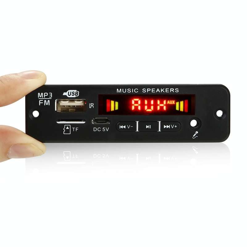 811BT 12V 2 x 20W Amplifier Bluetooth MP3 Decoding Board(Black)