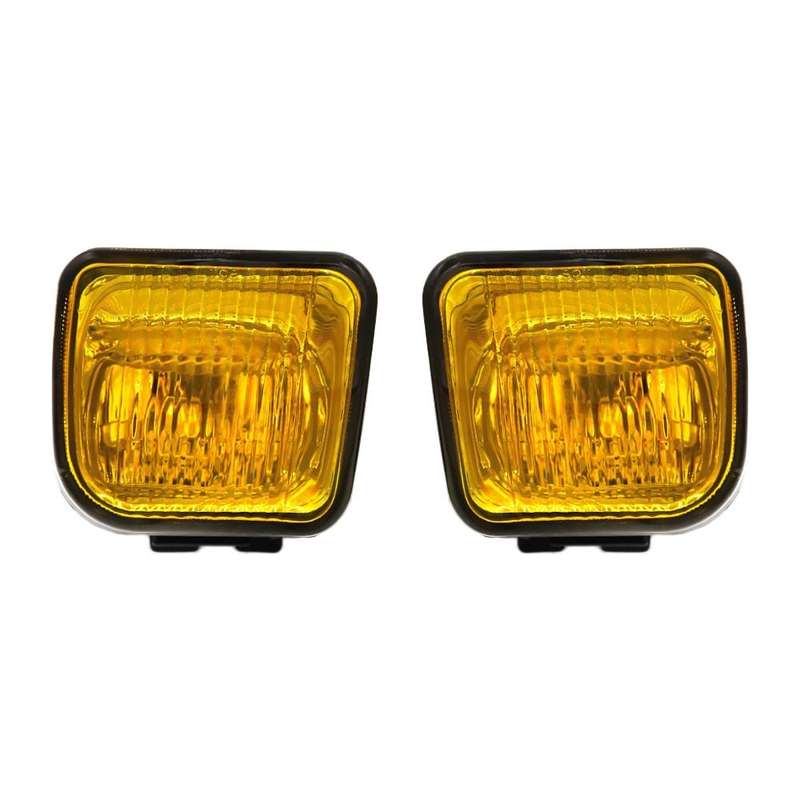 1 Pair Car Modified Front Fog Light for Honda Civic 1996-1998 (Yellow Light)