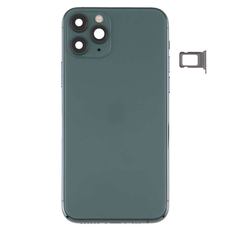 Battery Back Cover (with Side Keys & Card Tray & Power + Volume Flex Cable & Wireless Charging Mo...