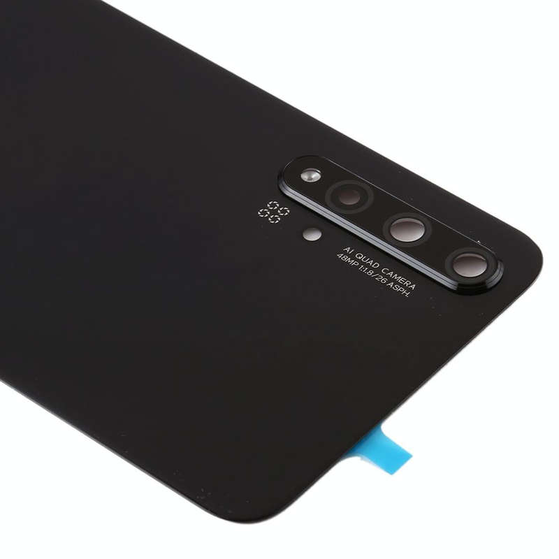 Original Battery Back Cover with Camera Lens Cover for Huawei Nova 5T(Black)