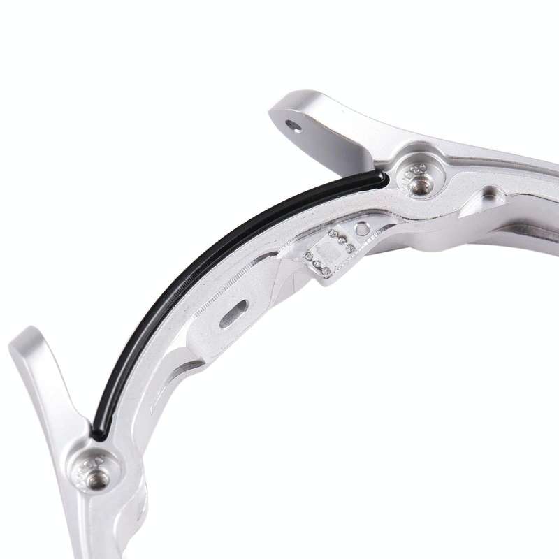 Original LCD Screen Frame Bezel Plate For Samsung Galaxy Watch4 44mm SM-R870 R875(Silver)