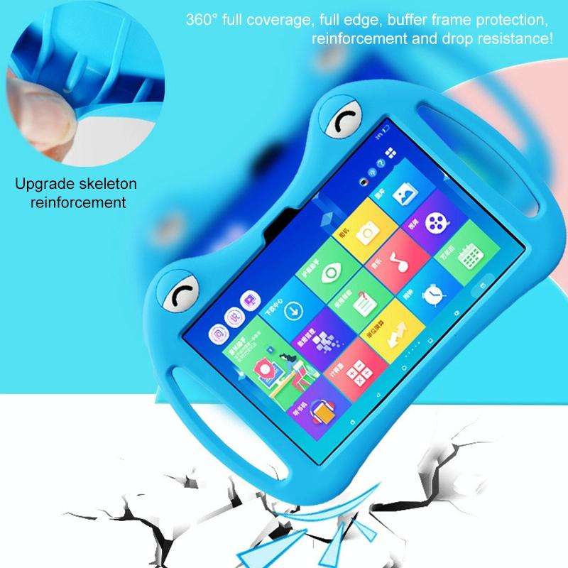 For Alcatel 1T 10 2020 Silicone Shockproof Protective Tablet Case(Blue)