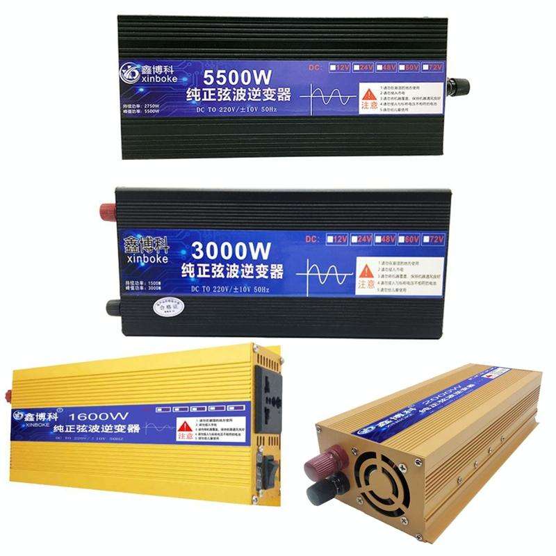 XINBOKE High Power Household Car Sine Wave Inverter 60V 3000W To 220V 1500W (LCD Display)