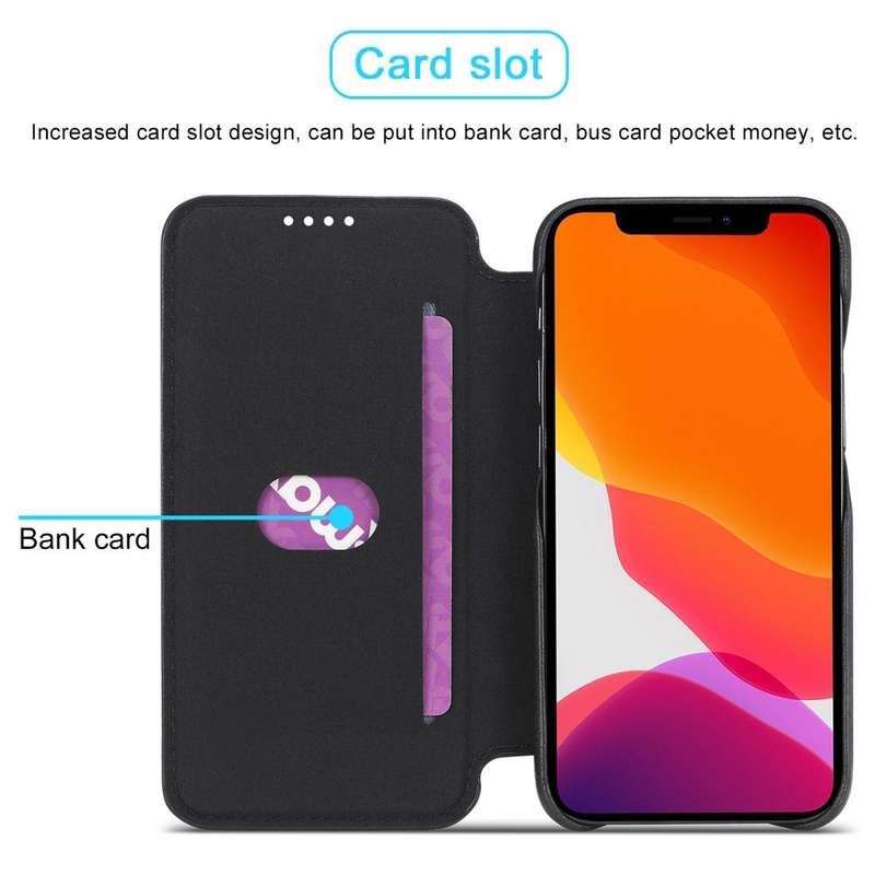 For iPhone 12 mini LC.IMEEKE Hon Ancient Series Horizontal Flip Leather Case with Holder & Card S...
