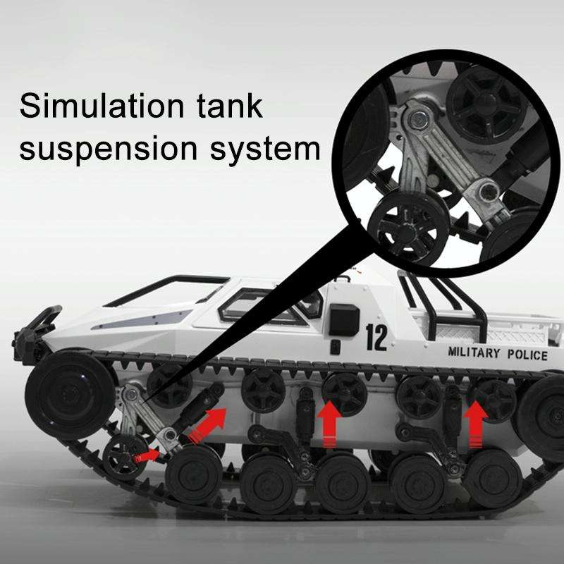SG-1203 1:12 2.4G Simulation Remote Control EV Tracked Vehicle Tank Off-road Vehicle Model Car To...