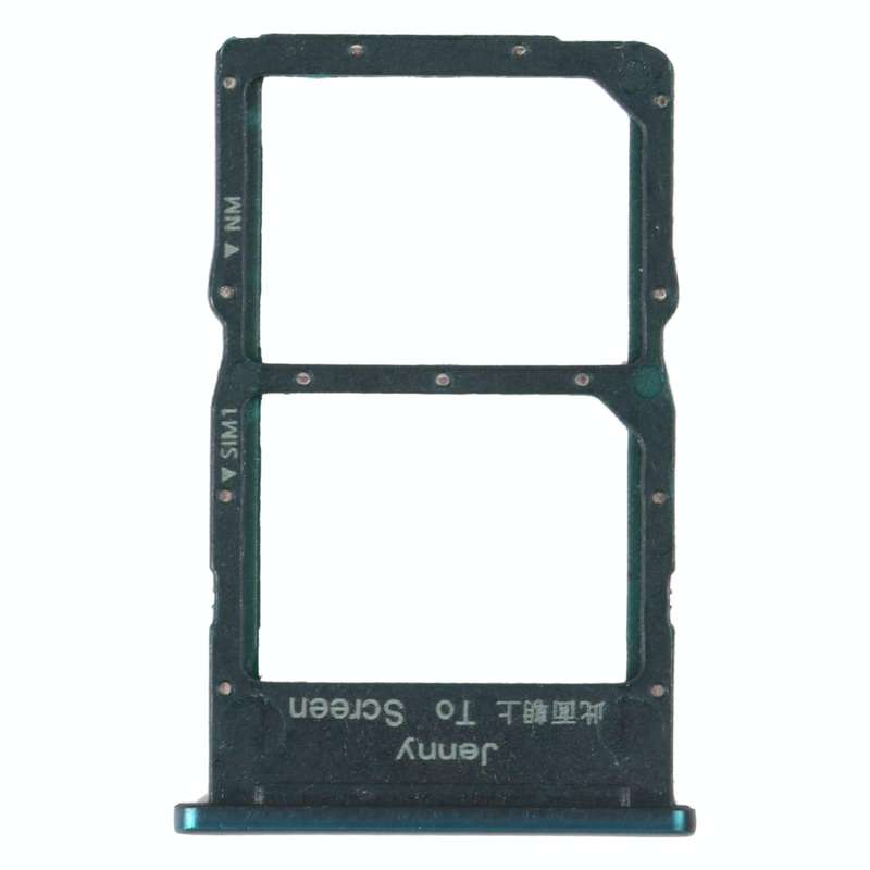 SIM Card Tray + NM Card Tray for Huawei Nova 7i (Green)