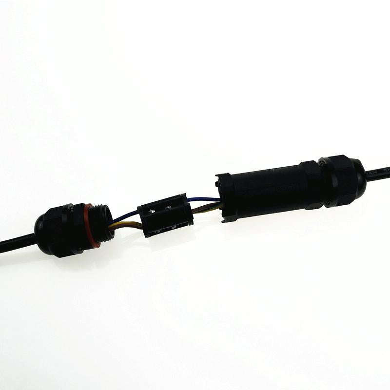 XY20 IP68 Waterproof 3 Pin Straight Cable Connector