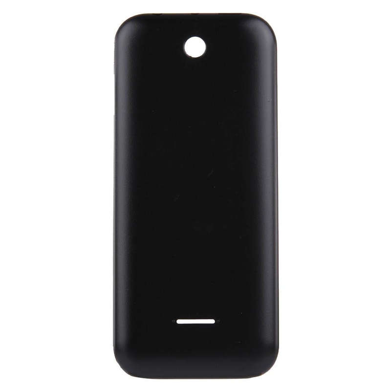Solid Color Plastic Battery Back Cover for Nokia 225 (Black)