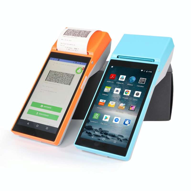 SGT-SP01 5.5 inch HD Screen Handheld POS Receipt Printer, Basic Version, EU Plug(Orange)