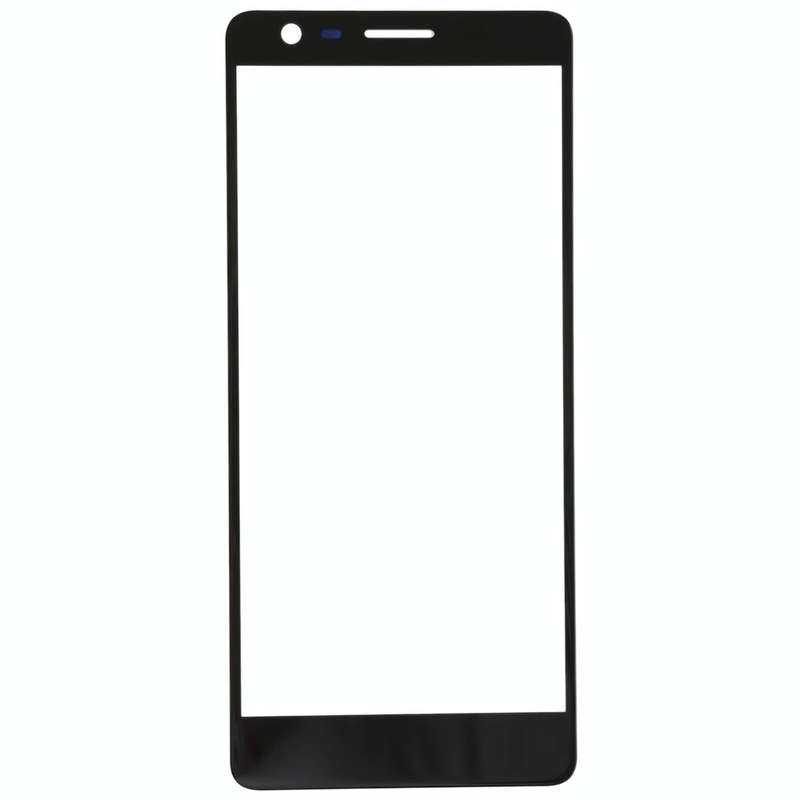 Front Screen Outer Glass Lens for Nokia 3.1(Black)