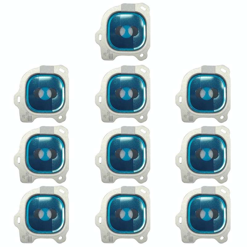 For Galaxy J6 (2018) 10pcs Camera Lens Cover (Silver)