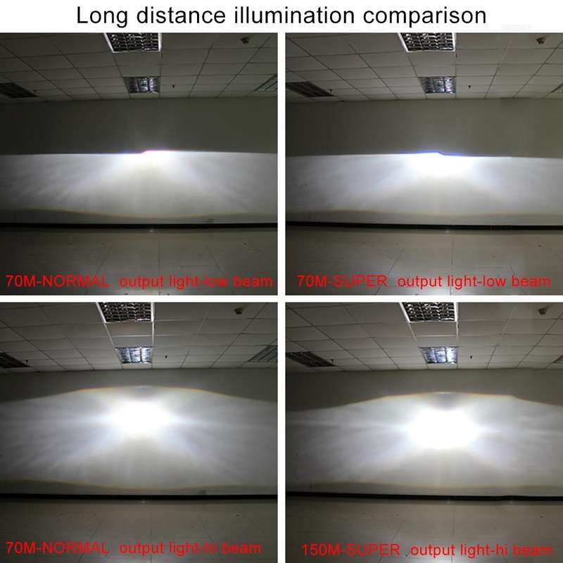 IPHCAR G262 H1 3.0 inch 12V Bi-Xenon Projector Lens Headlight with Exquisite Angle Eyes Decoratio...