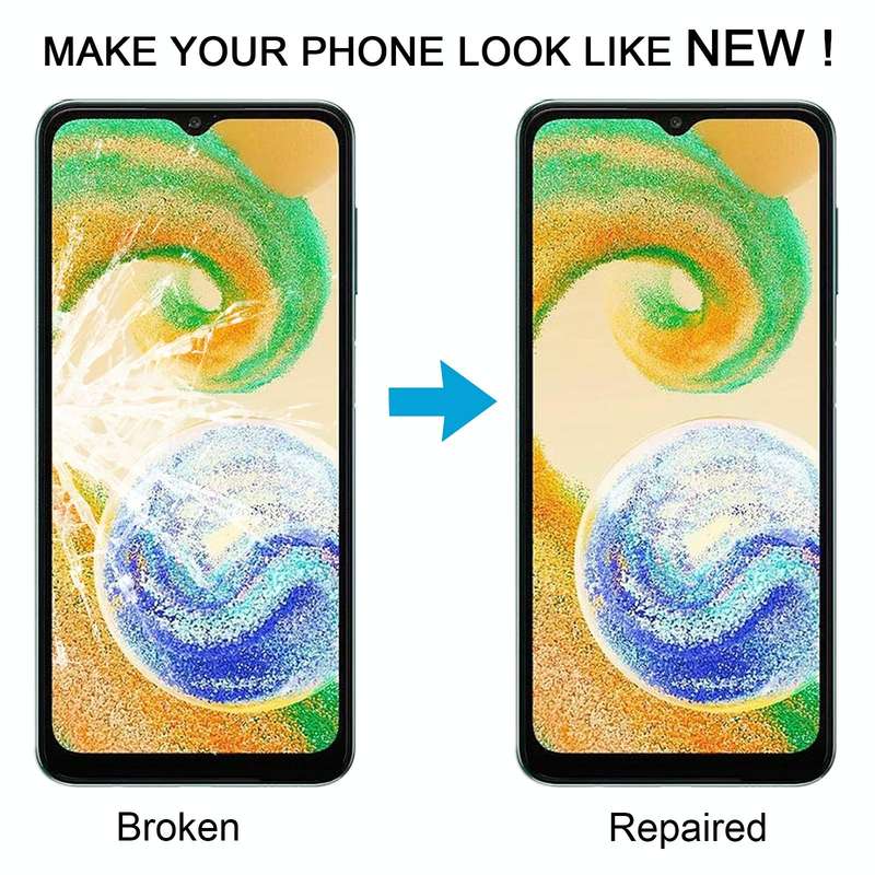 For Samsung Galaxy A04s SM-A047F 10pcs Front Screen Outer Glass Lens with OCA Optically Clear Adh...