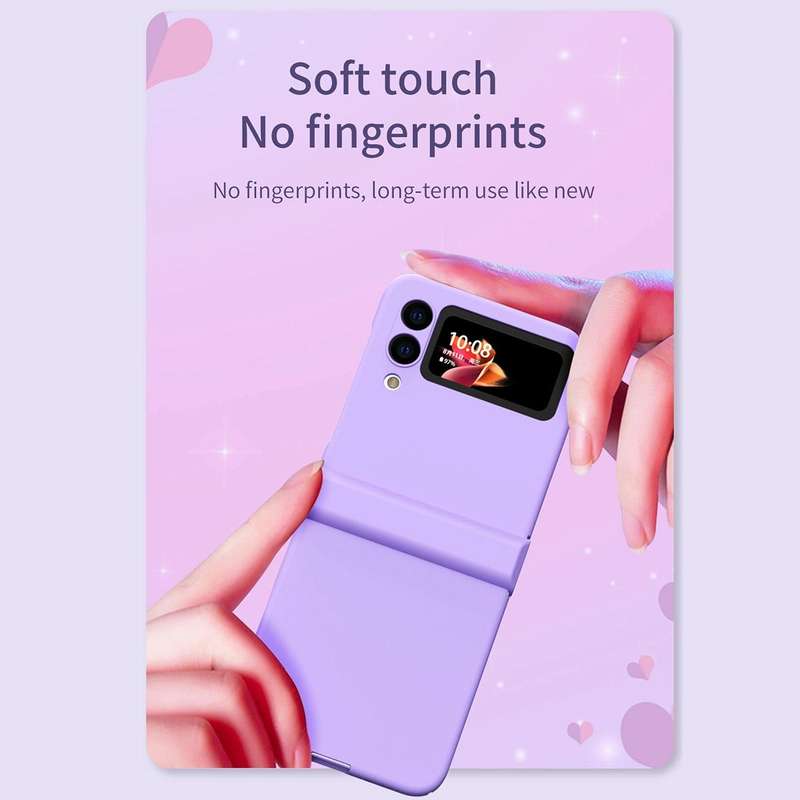 For Samsung Galaxy Z Flip3 5G Hinge Flip Phone Case(Pink)