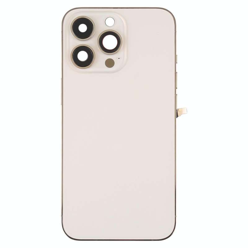 For iPhone 13 Pro Battery Back Cover with Side Keys & Card Tray & Power + Volume Flex Cable & Wir...