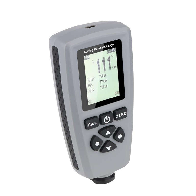 RZEC770 LCD Display Coating Paint Thickness Gauge Meter Tools (Grey)