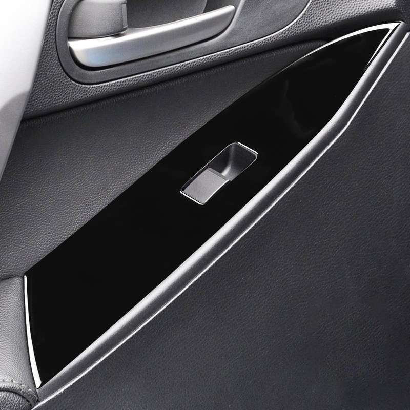 For Mazda 3 Axela 2010-2013 4 in 1 Car Window Lift Panel Decorative Sticker, Right Drive
