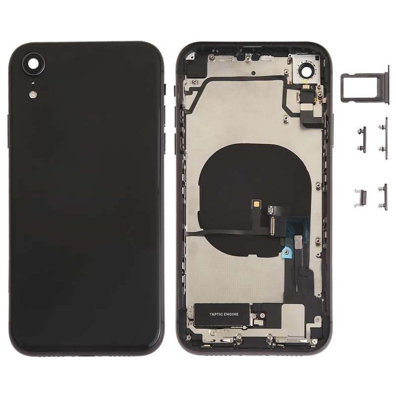 Battery Back Cover Assembly (with Side Keys & Speaker Ringer Buzzer & Motor & Camera Lens & Card ...