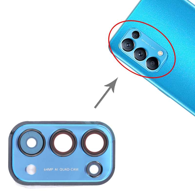 For OPPO Reno5 5G PEGM00, PEGT00, CPH2145  Camera Lens Cover (Blue)