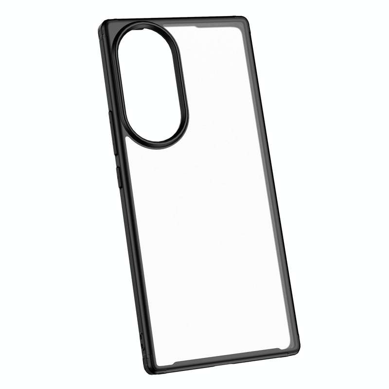 For Honor 70 Four-corner Shockproof TPU + PC Phone Case(Black)