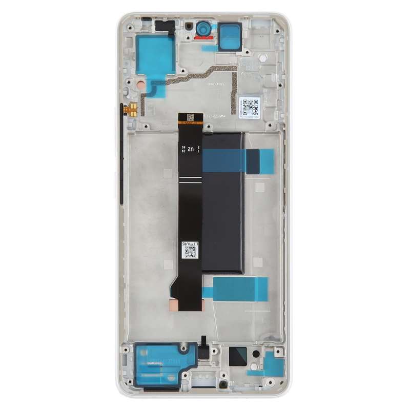For Xiaomi Poco X6 Original AMOLED Material LCD Screen Digitizer Full Assembly with Frame (White)