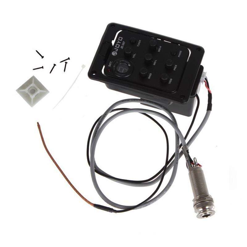 JOYO JE-307 Guitar Pickup 5-Band Equalizer Folk Guitar EQ Acoustic guitarra Pickup Preamp Electri...