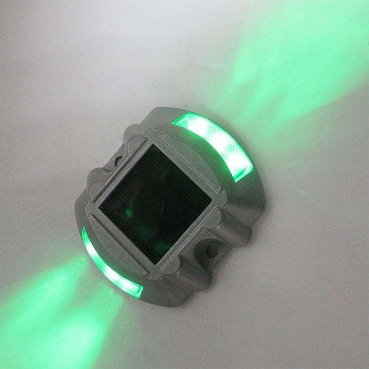 Solar Horseshoe Road Stud Light Car Guidance Light Road Deceleration Light, Constantly Bright Ver...