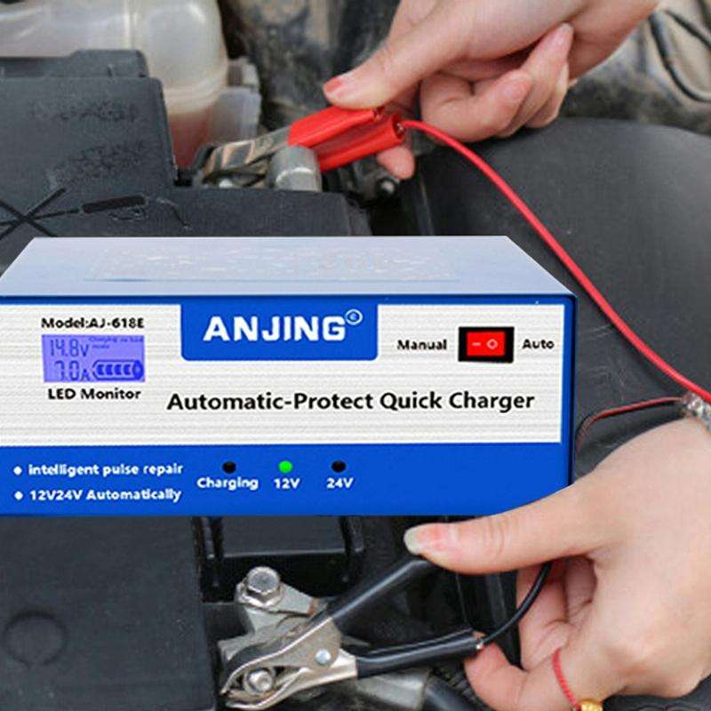 ANJING AJ-618E Battery Charger Car Battery Repairer, Model: US Plug