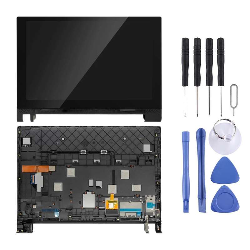 OEM LCD Screen for Lenovo YOGA Tab 3 10.1 YT3-X50F YT3-X50  Digitizer Full Assembly With Frame (B...