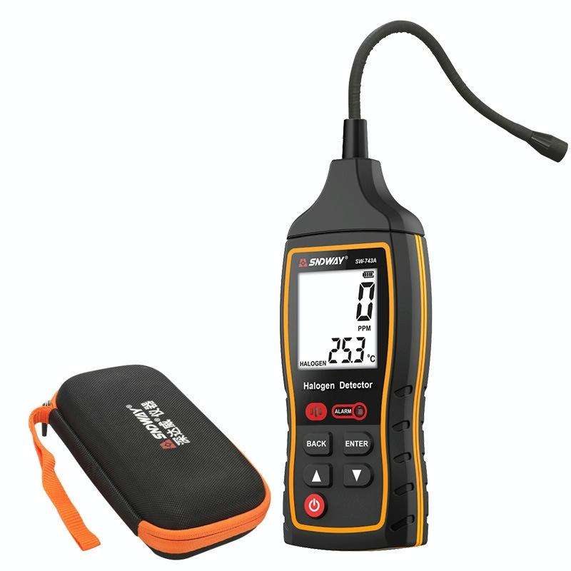 SNDWAY SW743A Halogen Gas Detector Automotive Electronic Air Conditioning Refrigerant Freon Maint...