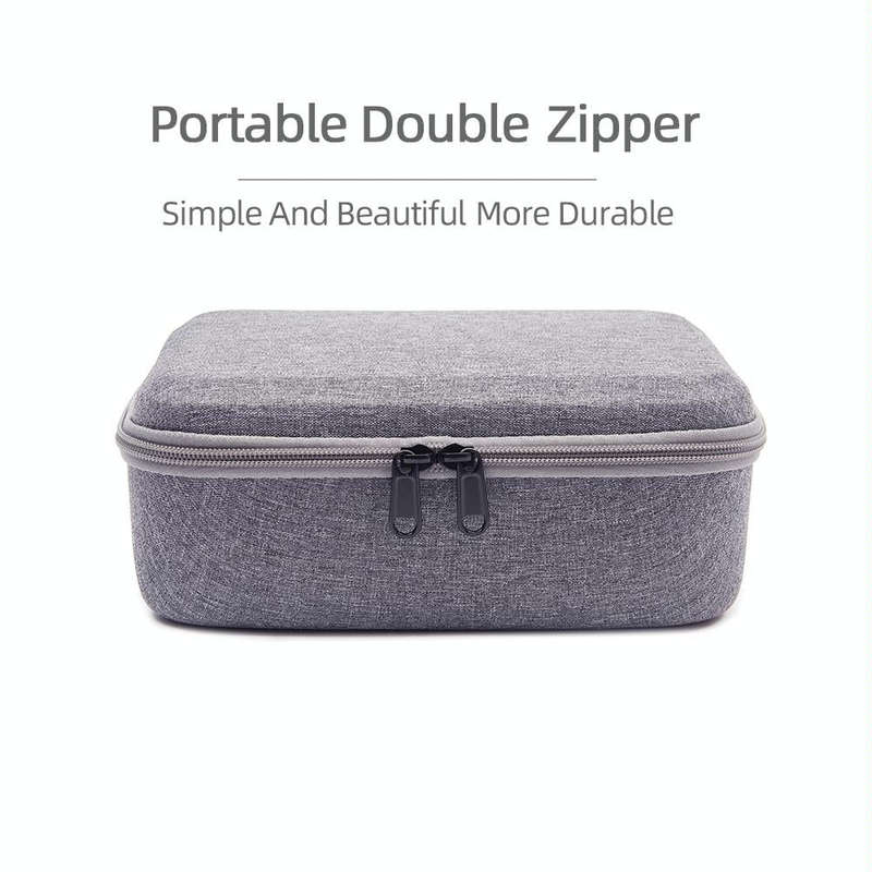 For DJI Mini SE Shockproof Carrying Hard Case Storage Bag, Size: 24 x 19 x 9cm(Grey + Red Liner)