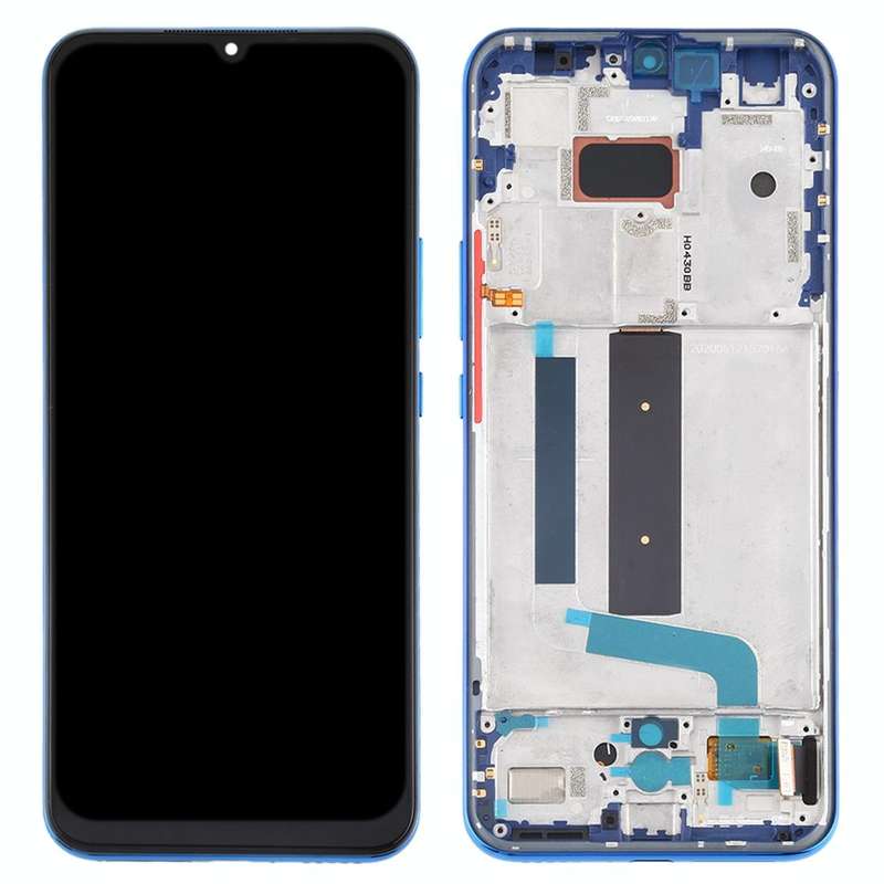 Original AMOLED LCD Screen for Xiaomi Mi 10 Lite 5G with Digitizer Full Assembly(Blue)