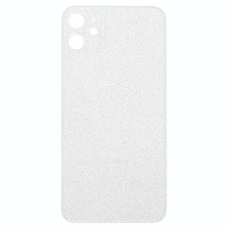 Transparent Frosted Glass Battery Back Cover for iPhone 11(Transparent)