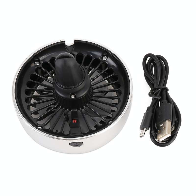 Multi-function Portable Car Air Outlet Sucker Electric Cooling Fan(Black)