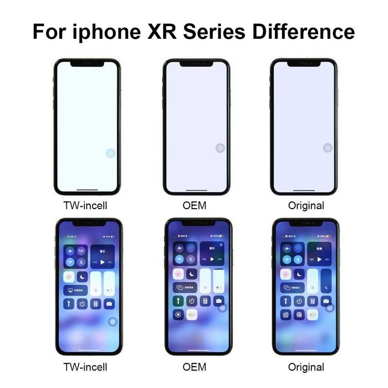JK TFT LCD Screen for iPhone XR with Digitizer Full Assembly(Black)