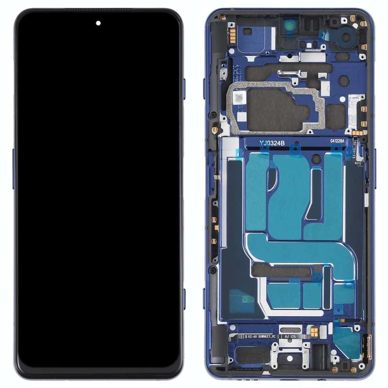 Original LCD Screen and Digitizer Full Assembly With Frame for Xiaomi Black Shark 4 / Black Shark...