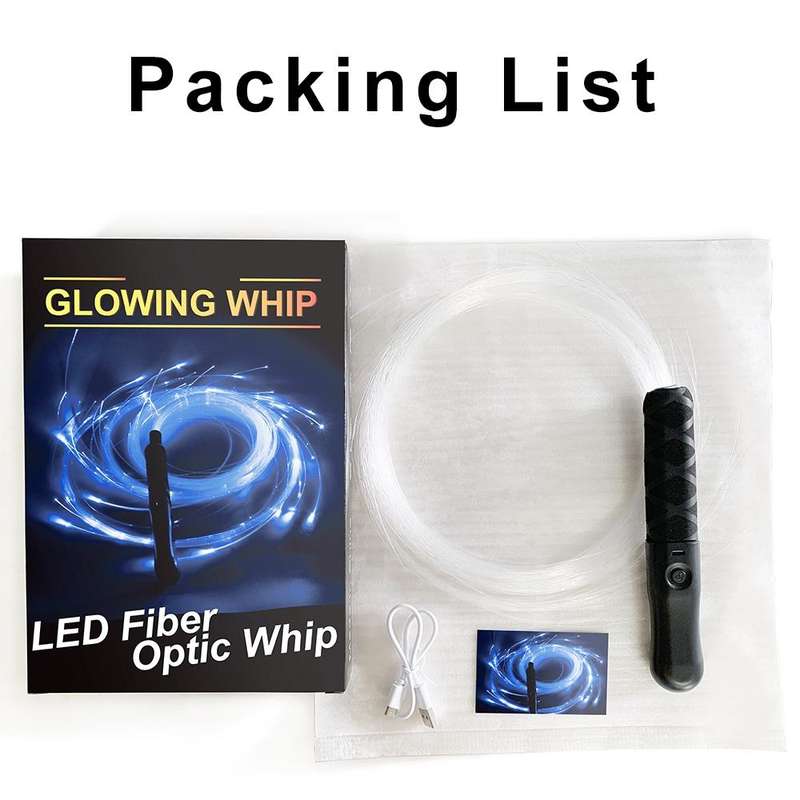 7-color LED Luminous Whip USB Charge Port