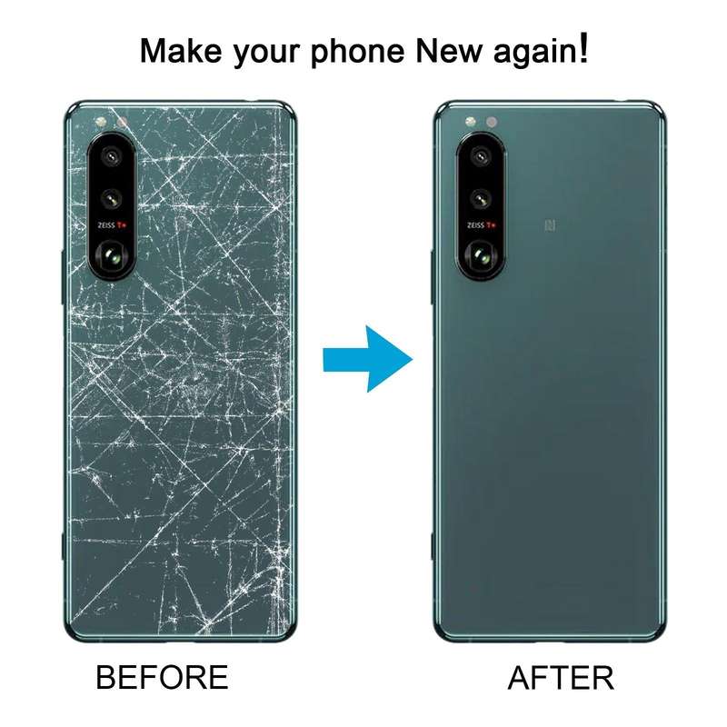 For Sony Xperia 5 III Original Battery Back Cover with Camera Lens Cover(Black)