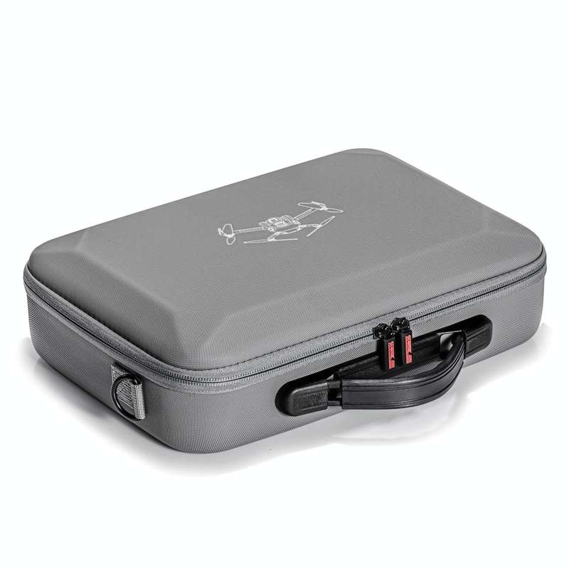 For DJI Mini 4 Pro / RC with Screen Standard STARTRC Shoulder Storage Bag PU Handbag(Grey)