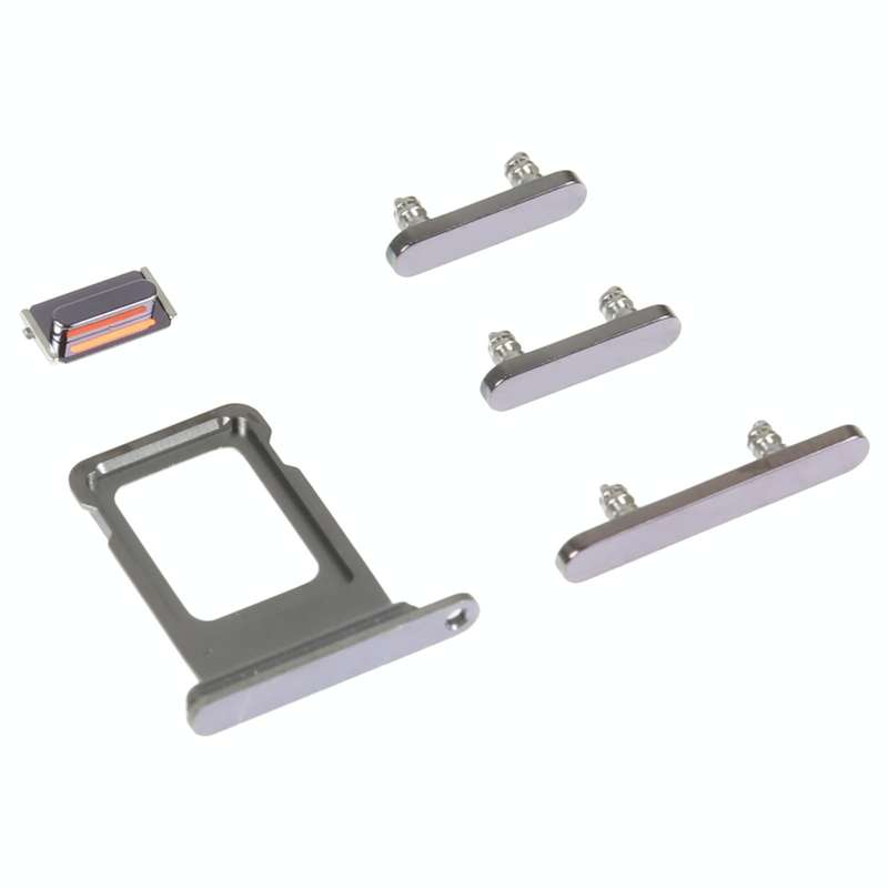 SIM Card Tray + Side Keys for iPhone 14 Pro(Purple)