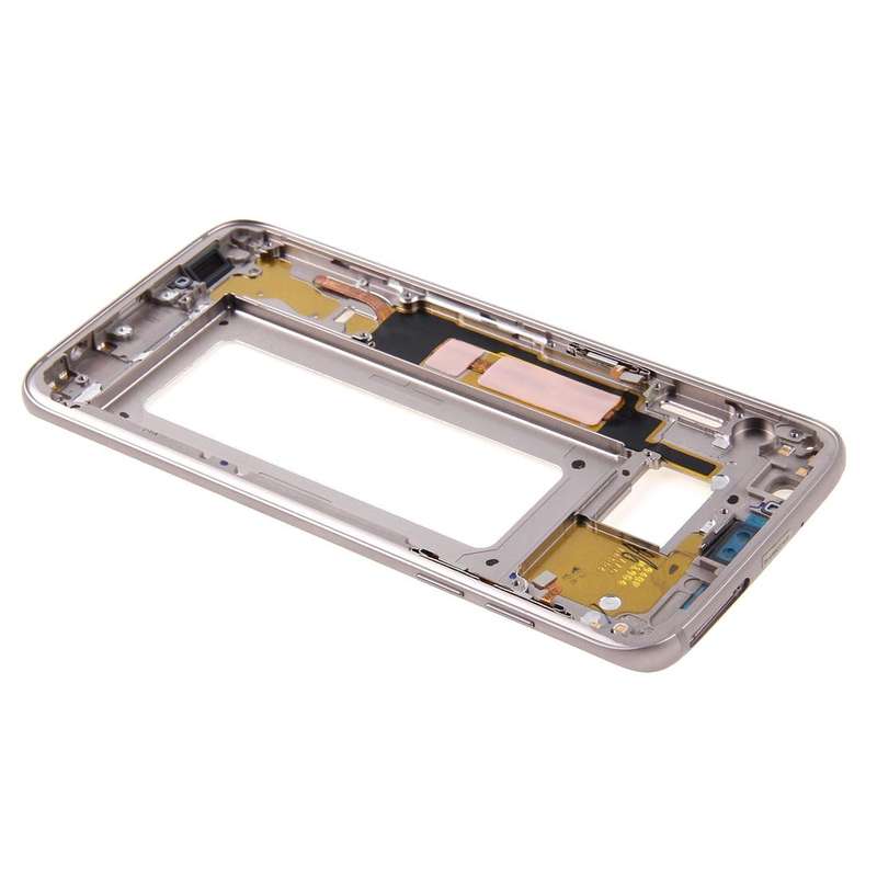 For Galaxy S7 Edge / G935 Front Housing LCD Frame Bezel Plate (Gold)