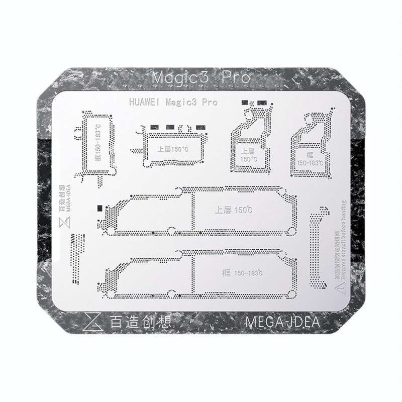 For Honor Magic3 Pro Qianli Mega-idea Multi-functional Middle Frame Positioning BGA Reballing Pla...