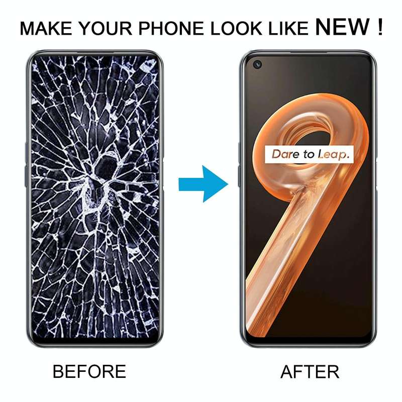 For Realme 9i 4G OEM LCD Screen Digitizer Full Assembly with Frame