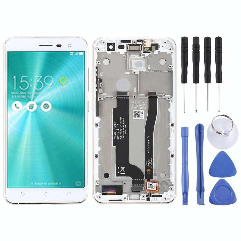 OEM LCD Screen for Asus ZenFone 3 ZE552KL Digitizer Full Assembly with FrameWhite)