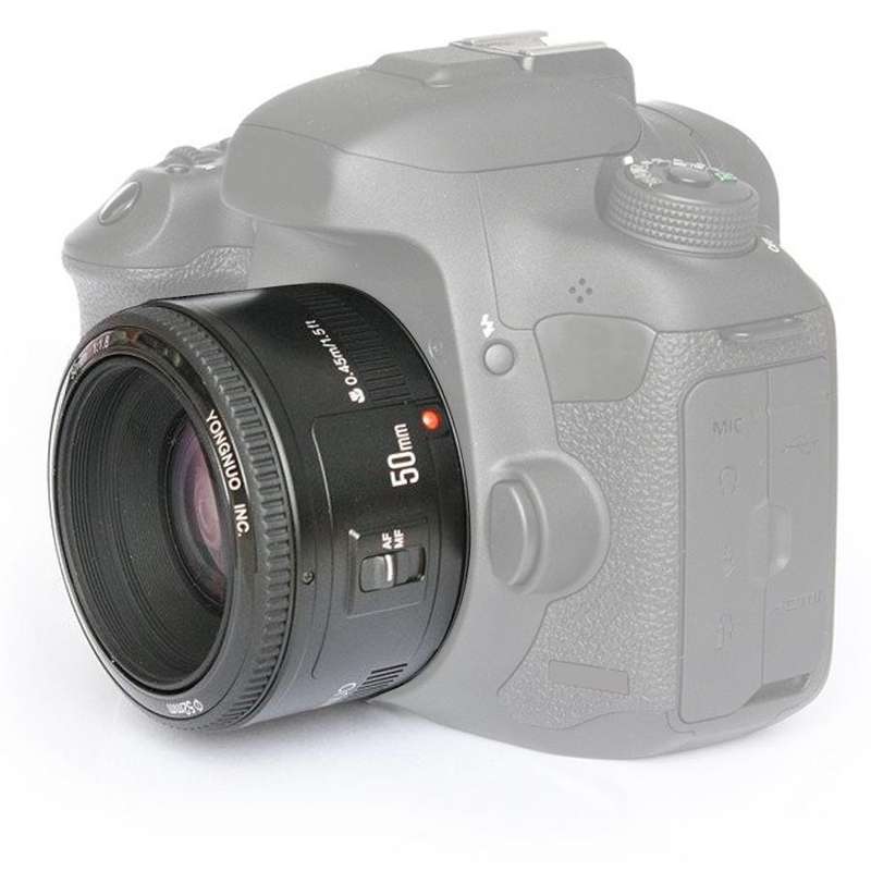 YONGNUO YN50MM F1.8N 1:2.8 Large Aperture AF Focus Lens for Nikon DSLR Cameras(Black)