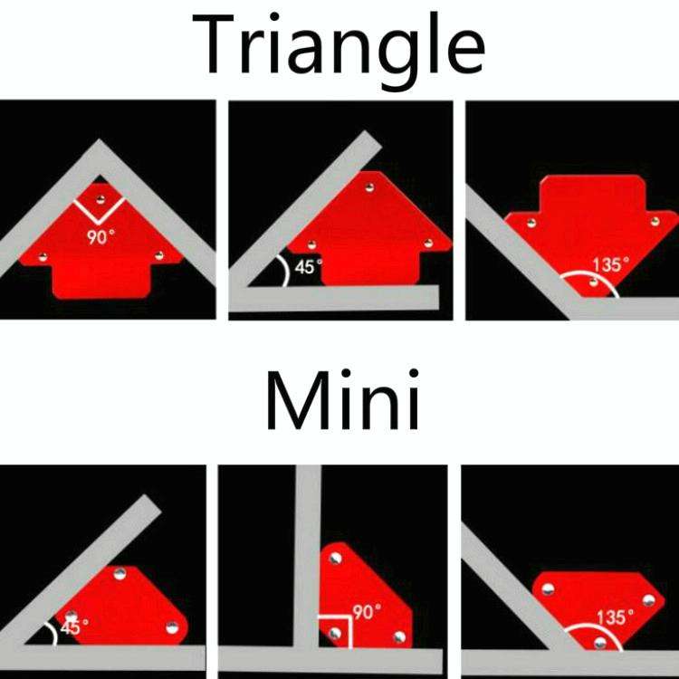 6 In 1 Welding Positioner Multiple Specifications Magnetic Fixed Angle Tool Welding Accessories(Red)